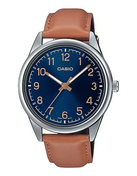 CASIO COLLECTION Mod. CASUAL, LEATHER - BLUE-0