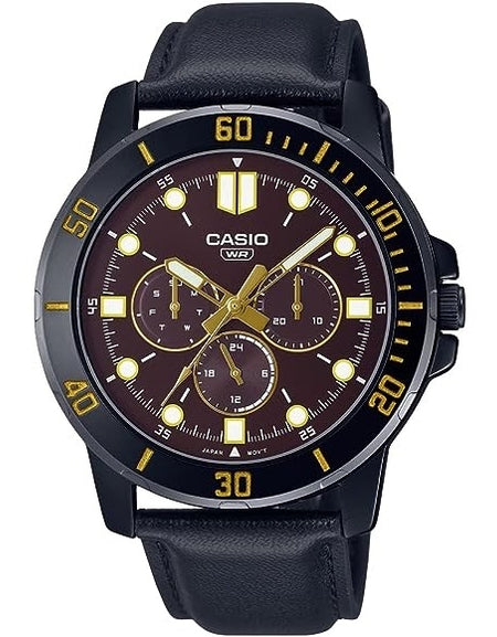 CASIO COLLECTION Mod. DIVER MULTIFUCTION BLACK - BROWN-0