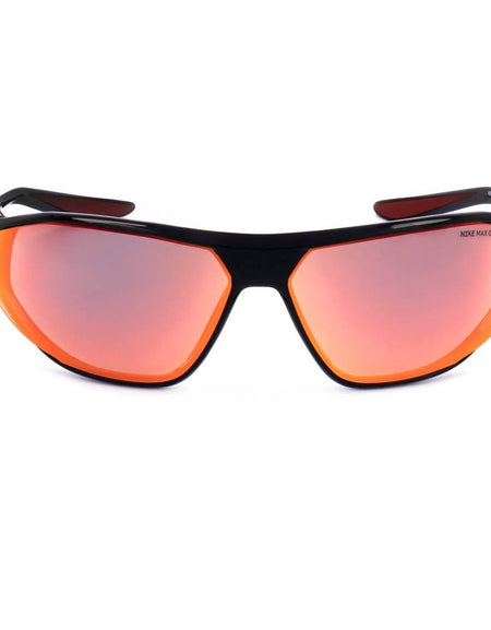 NIKE SUNGLASSES Mod. AERO SWIFT BLACK RED MIRROR - Nike Max Optics lenses-1