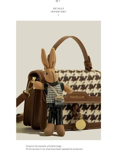 Women's Muzikai Plaid Patchwork Handbag Bag