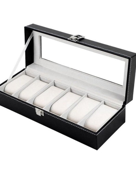 Cofanetto porta orologi / Watch case (32x11x13 cm) BLACK-0