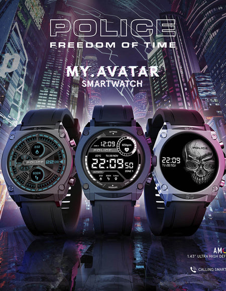 POLICE SMARTWATCH WATCHES Mod. PEIUN0000102-1