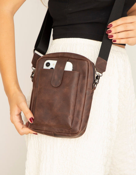 Ajo Leather Crossbody Bag – Genuine Leather Purse-0