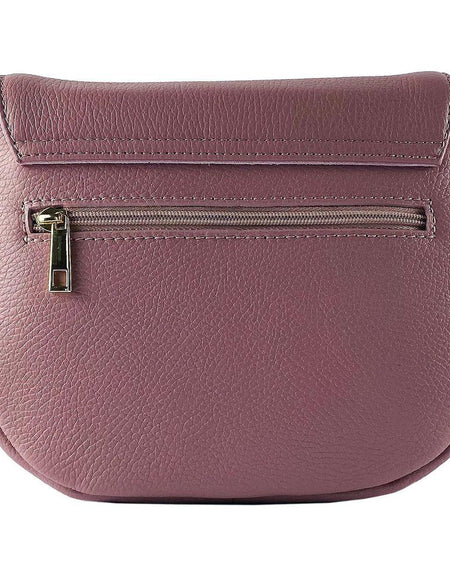 RENATO BORZATTA Vera Pelle Tracolla in Rosa Antico