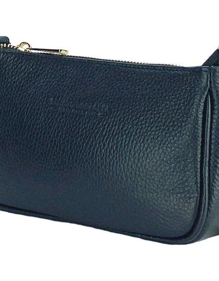 RENATO BORZATTA Borsa Piccola in Vera Pelle Made in Italy con Tracolla