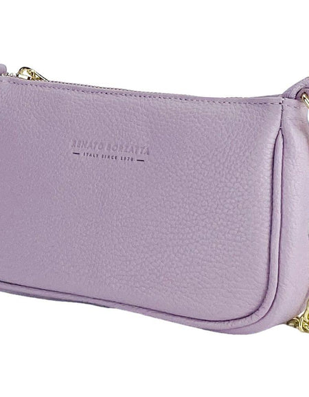 RENATO BORZATTA Mini Bag in Lilla - Exquisite Italian Leather Craftsmanship