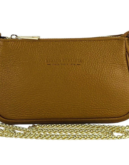 RENATO BORZATTA Borsa Piccola in Vera Pelle - Elegance Personified