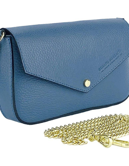 RENATO BORZATTA Small Shoulder Bag with Removable Chain Strap