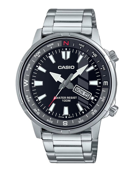 Men's Watch Casio MTD-130D-1A2VDF Silver (Ø 44 mm)-0