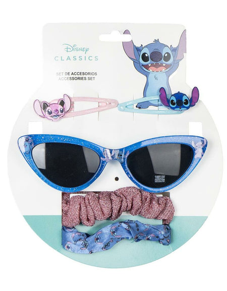 Sunglasses with accessories Stitch 15 x 17 x 2 cm-0