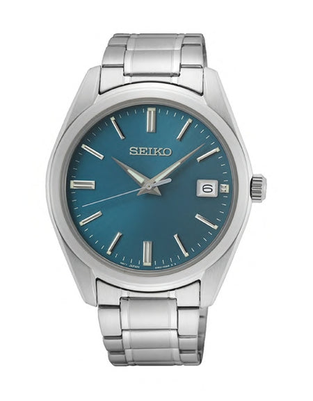 SEIKO Mod. CLASSIC GENT - PETROL BLUE-0