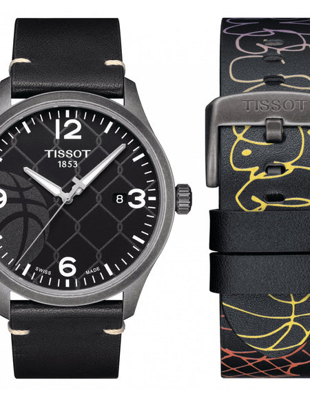 TISSOT Mod. GENT XL 3X3 STREET BASKETBALL Special Pack + Extra Strap-0