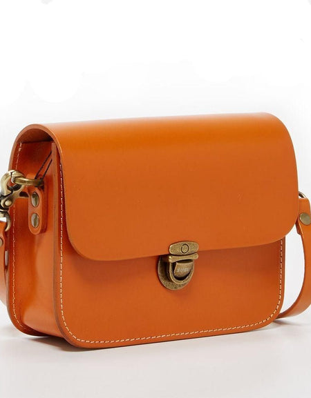 Nanah Light Brown Leather Crossbody Bag - Timeless Elegance