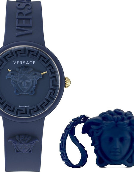 VERSACE Mod. MEDUSA POP + VERSACE BLUE SILICON PURSE-0
