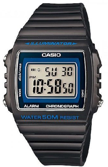 CASIO TIMELESS COLLECTION Mod. SPORT ILLUMINATOR WR 50M. ALARM. CHRONOGRAPH - GREY-0
