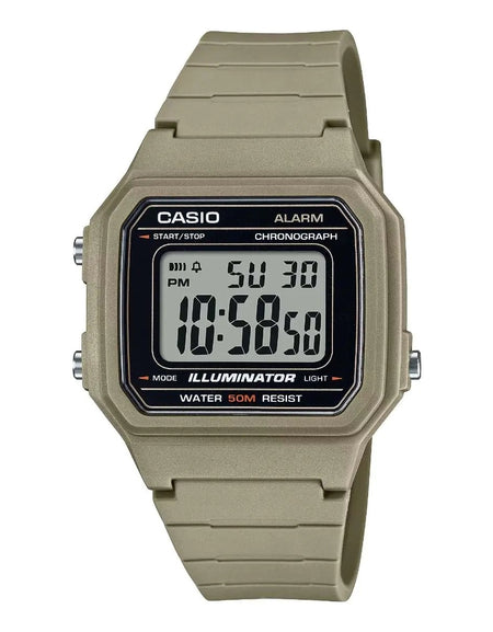 CASIO TIMELESS COLLECTION Mod. SPORT ILLUMINATOR WR 50M, ALARM, CHRONOGRAPH - SAND-0