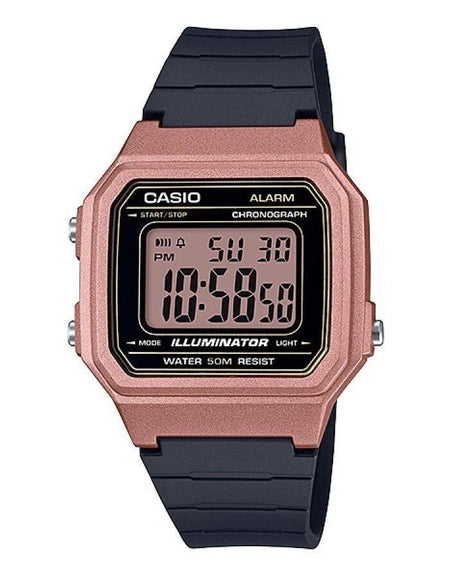 CASIO TIMELESS COLLECTION Mod. SPORT ILLUMINATOR WR 50M. ALARM. CHRONOGRAPH - BRONZE - METAL SERIE-0