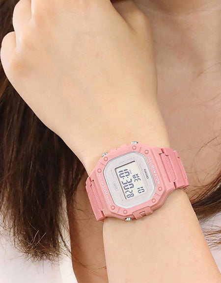 CASIO TIMELESS COLLECTION Mod. SPORT ILLUMINATOR WR 50M. ALARM. CHRONOGRAPH - PINK - COLORED SERIE-1