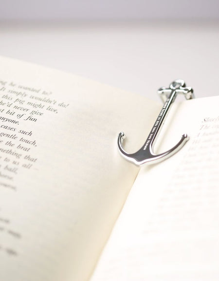 Book Anchor - Silver & Black