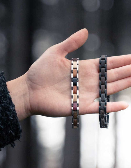 Waidzeit Element Bracelet UNISEX Black with bog oak