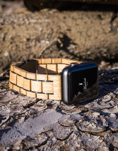 Waidzeit Smartwatch strap - Barrique Wine Barrel suitable for Apple