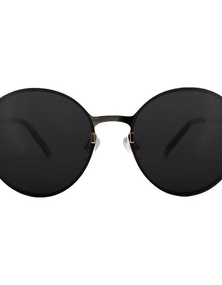 Titanium Round Sunglasses - V2 - 24K GOLD Plated