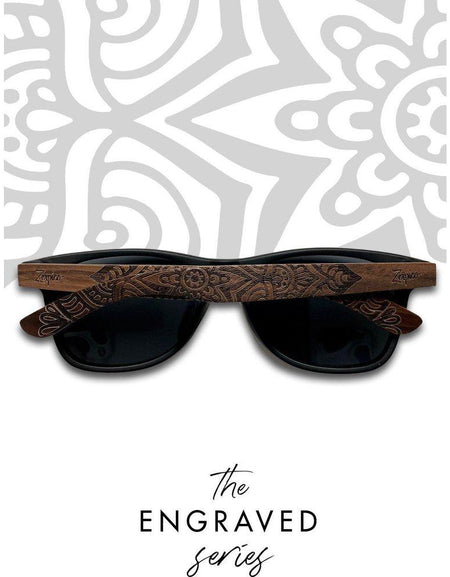 Eyewood | Engraved wooden sunglasses - Mandala-1