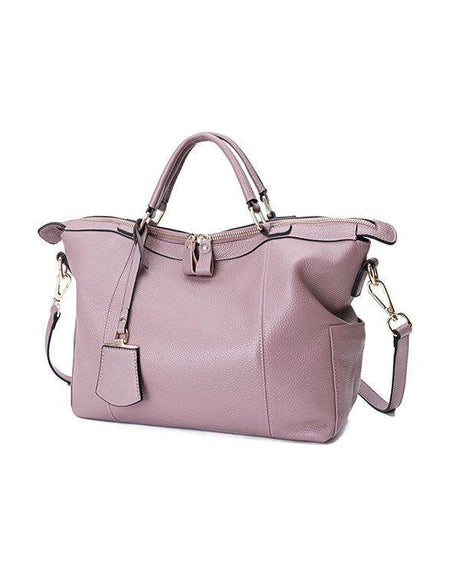 Luxurious Large Capacity Leather Lady's Messenger Bag