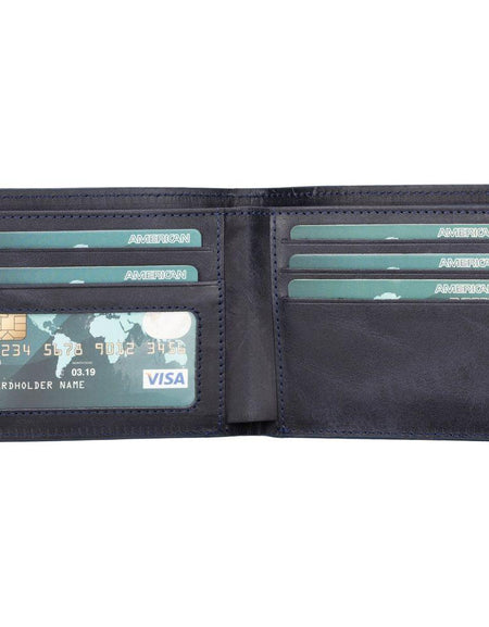 Arvada Handmade Bifold Leather Men Wallet-30