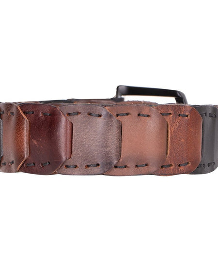 Vista Braided Leather Men's Belt-0