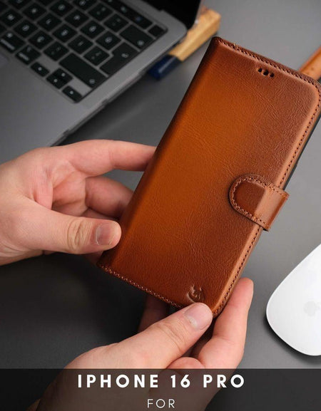 Casper iPhone 16 Pro Leather Wallet Case | MagSafe-1