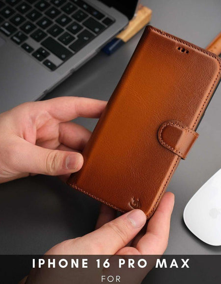 Casper iPhone 16 Pro Max Leather Wallet Case | MagSafe-1