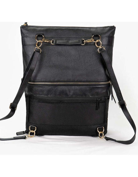 DAKOTA 3 in 1 Convertible Backpack Purse, Black
