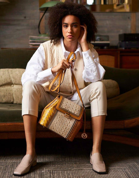 MKF Collection Jamilah Crossbody Vegan Leather Elegance