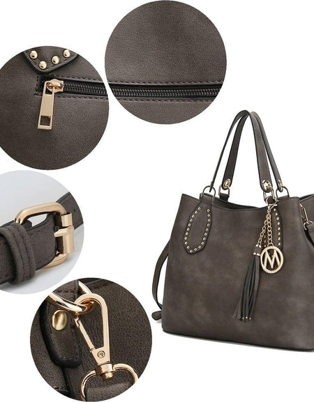Lana Vegan Leather Satchel Bag
