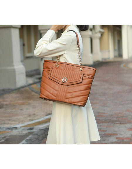 Chiari Luxurious Tote Bag with Wallet