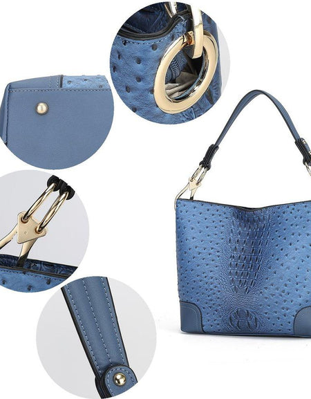 MKF Collection Wandy Soft Vegan Leather Hobo & Wallet Set by Mia K