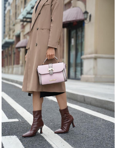 Willa Color Block Vegan Leather Women Shoulder Bag