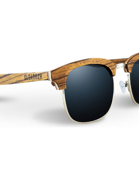 Zebra Wooden Sunglasses - Old Youth