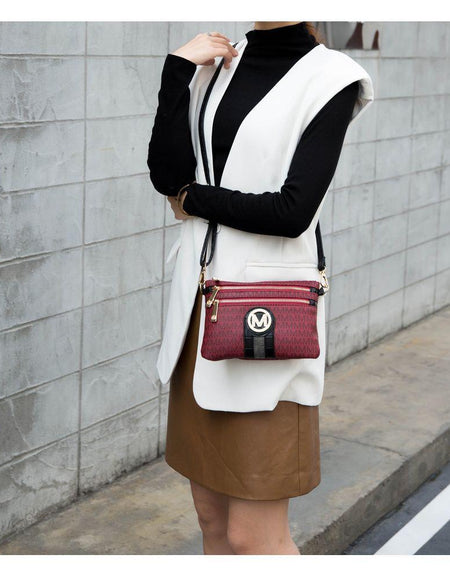 MKF Collection Tarren Signature Crossbody/ Wristlet Bag by Mia K