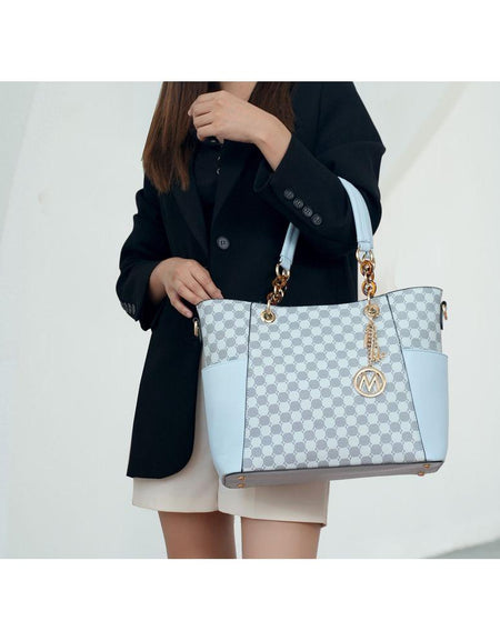 MKF Collection Merlina 2 PCS Women Tote Handbag with Wallet