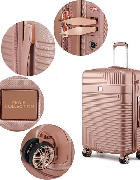 MKF Collection Mykonos Large Check-in Spinner by Mia K