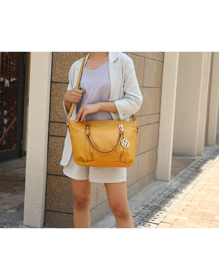 MKF Collection Darielle Satchel Bag with Wallet - A Touch of Luxury