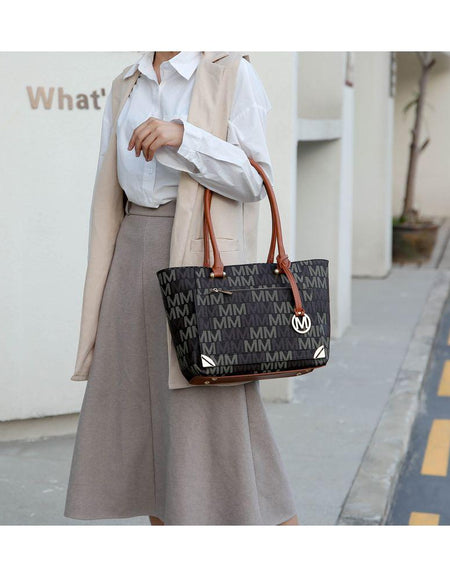 Lady II M Signature Tote & Wallet Set