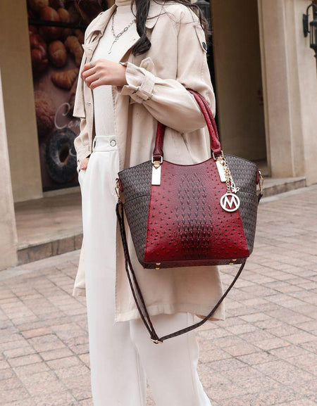 Kristal M Signature Tote Bag in Vegan Leather