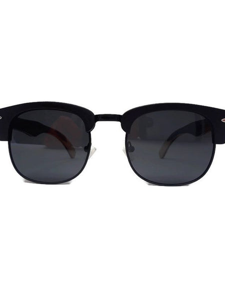 Skateboard Multi-Layer Club Sunglasses, Black Polarized Lenses