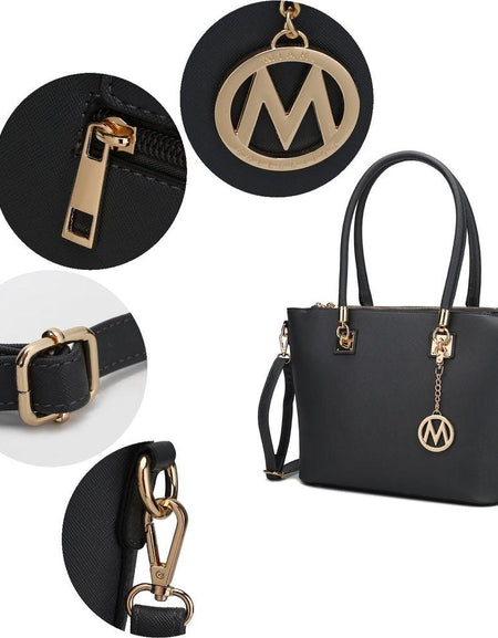 Mia K. Vanessa Tote & Wallet Set Handbag for Women
