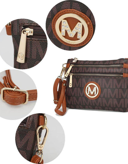 MKF Collection Geneve M Signature Crossbody by Mia K