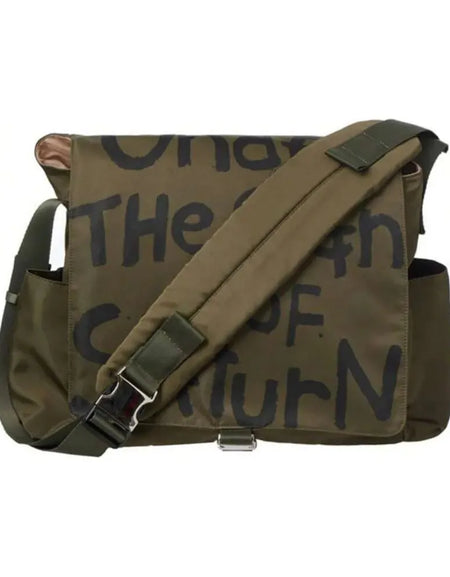 Brand Name Canvas Messenger Bag Crossbody Bag