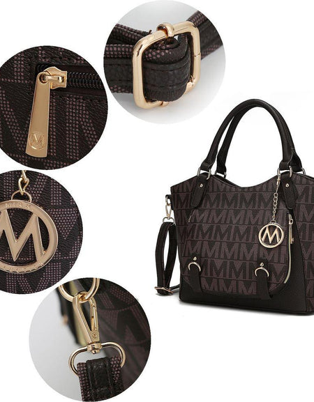 Fula Signature Satchel Bag Vegan Leather Women